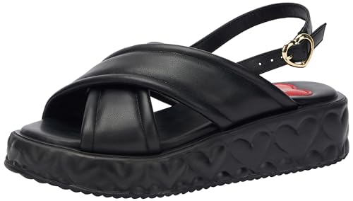 Love Moschino Damen Ja16325i0iie0000 Sandale, Schwarz, 36 EU von Pollini