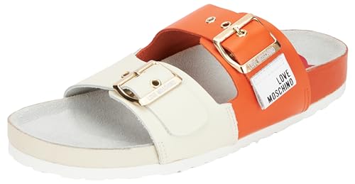 Love Moschino Damen Ja28243G0iiae10B Sandale, beige, 36 EU von Pollini