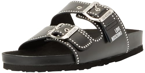 Love Moschino Damen Ja28253g0iia0000 Sandale, Schwarz, 37 EU von Pollini