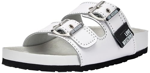 Love Moschino Damen Ja28253g0iia0100 Sandale, Weiß, 35 EU von Pollini