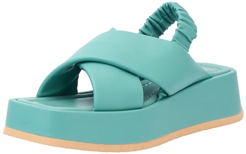 Pollini Damen Sa16156i1gtq0809 Flache Sandale, Marineblau, 36 EU von Pollini