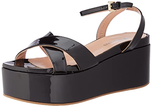 Pollini Damen Sandalo Sandale, Schwarz, 37 EU von Pollini