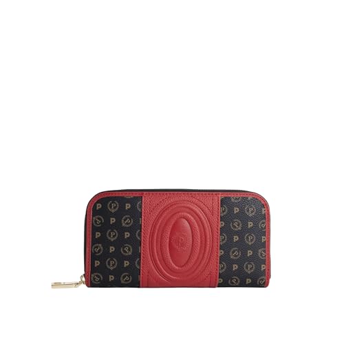 Pollini Geldbörse Zip Around 70th Anniversary Schwarz und Rot, rot, Taglia Unica, Klassisch Pollini Geldbörse Zip Around 70th Anniversary Schwarz und Rot, rot, Taglia Unica, Klassisch von Pollini