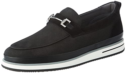 Pollini Herren Schuh Fahrer-Slipper, Schwarz, 46 EU von Pollini