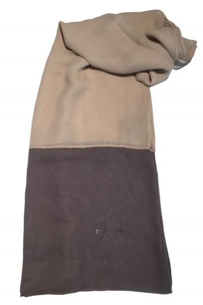 Pollini - Pollini Seidentuch, Beige / Braun von Pollini