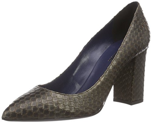 Pollini SCARPAD.PRINCESS85 ST.Pit.Bronzo, Damen Pumps mit Blockabsatz, Gold (Bronze), 37 EU von Pollini