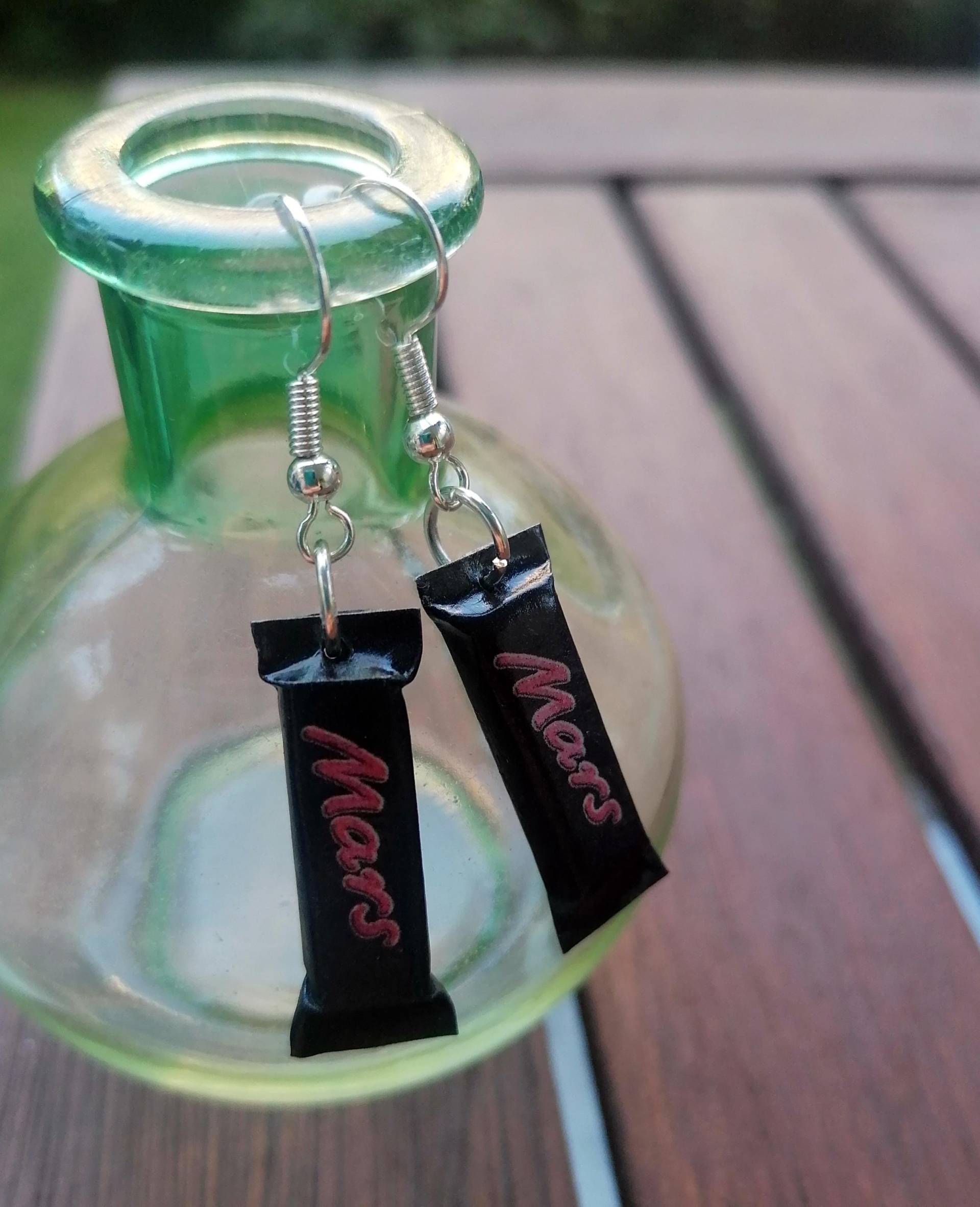 Leckere Schoko-Riegel - Hängeohrringe Aus Fimo Hand Made Leckere Schoko-Riegel - Hängeohrringe Aus Fimo Hand Made von PollyAndMore