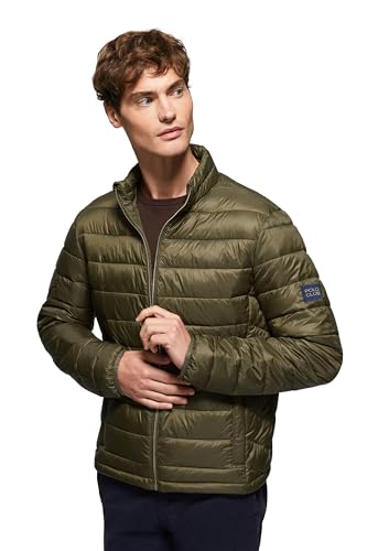 Polo Club Herren Daunenjacke Übergangs Grün Leichte Stepjacke Männer Jacke Winter von Polo Club