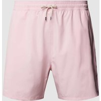 Polo Ralph Lauren Big & Tall PLUS SIZE Badehose mit elastischem Bund in Pink, Größe 5XL von Polo Ralph Lauren Big & Tall