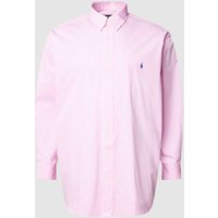 Polo Ralph Lauren Big & Tall PLUS SIZE Freizeithemd mit Streifenmuster in Rosa, Größe XXXL von Polo Ralph Lauren Big & Tall