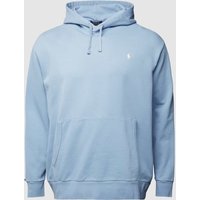 Polo Ralph Lauren Big & Tall PLUS SIZE Hoodie mit Känguru-Tasche in Hellblau, Größe XL von Polo Ralph Lauren Big & Tall