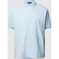 Polo Ralph Lauren Big & Tall PLUS SIZE Poloshirt mit Label-Stitching in Hellblau, Größe 5XL von Polo Ralph Lauren Big & Tall