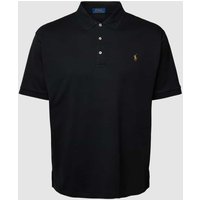 Polo Ralph Lauren Big & Tall PLUS SIZE Poloshirt mit Logo-Stitching in Black, Größe 5XL von Polo Ralph Lauren Big & Tall