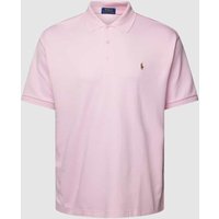 Polo Ralph Lauren Big & Tall PLUS SIZE Poloshirt mit Logo-Stitching in Pink, Größe XXL von Polo Ralph Lauren Big & Tall