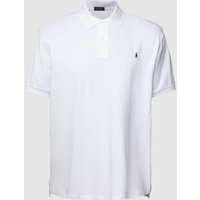 Polo Ralph Lauren Big & Tall PLUS SIZE Poloshirt mit Logo-Stitching in Weiss, Größe 4XL von Polo Ralph Lauren Big & Tall