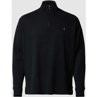 Polo Ralph Lauren Big & Tall PLUS SIZE Strickpullover mit Label-Stitching in Black, Größe 4XL von Polo Ralph Lauren Big & Tall