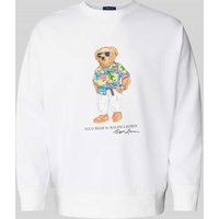 Polo Ralph Lauren Big & Tall PLUS SIZE Sweatshirt mit Label-Print in Offwhite, Größe XXXL von Polo Ralph Lauren Big & Tall