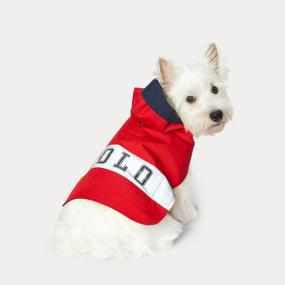 Logo‑Hunderegenmantel aus Segeltuch von Polo Ralph Lauren Home
