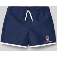 Polo Ralph Lauren Kids Badehose mit Label-Stitching in Marine, Größe 104 von Polo Ralph Lauren Kids