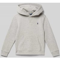 Polo Ralph Lauren Kids Hoodie mit Logo-Stitching in Mittelgrau Melange, Größe 116 Polo Ralph Lauren Kids Hoodie mit Logo-Stitching in Mittelgrau Melange, Größe 116 von Polo Ralph Lauren Kids