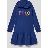 Polo Ralph Lauren Kids Kleid mit Label-Print in Marine, Größe 116 von Polo Ralph Lauren Kids