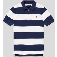 Polo Ralph Lauren Kids Poloshirt mit Streifenmuster in Marine, Größe 122 von Polo Ralph Lauren Kids