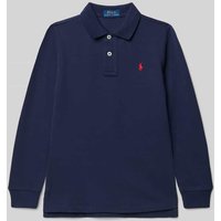 Polo Ralph Lauren Kids Regular Fit Poloshirt mit Label-Stitching in Blau, Größe 110 von Polo Ralph Lauren Kids