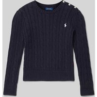 Polo Ralph Lauren Kids Strickpullover mit Logo-Stitching in Marine, Größe 98 Polo Ralph Lauren Kids Strickpullover mit Logo-Stitching in Marine, Größe 98 von Polo Ralph Lauren Kids