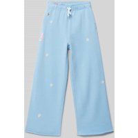 Polo Ralph Lauren Kids Sweatpants mit floralen Stickereien in Bleu, Größe 122 Polo Ralph Lauren Kids Sweatpants mit floralen Stickereien in Bleu, Größe 122 von Polo Ralph Lauren Kids