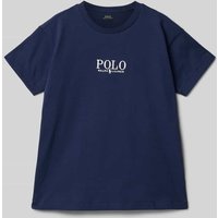 Polo Ralph Lauren Kids T-Shirt mit Label-Stitching in Marine, Größe 110 von Polo Ralph Lauren Kids