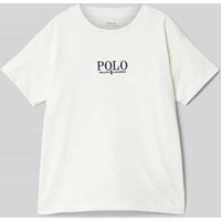 Polo Ralph Lauren Kids T-Shirt mit Label-Stitching in Offwhite, Größe 104 Polo Ralph Lauren Kids T-Shirt mit Label-Stitching in Offwhite, Größe 104 von Polo Ralph Lauren Kids