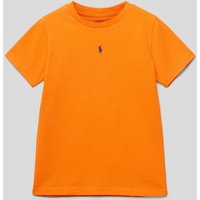 Polo Ralph Lauren Kids T-Shirt mit Label-Stitching in Orange, Größe 104 von Polo Ralph Lauren Kids