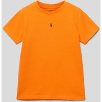 Polo Ralph Lauren Kids T-Shirt mit Label-Stitching in Orange, Größe 92 von Polo Ralph Lauren Kids