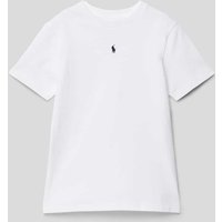 Polo Ralph Lauren Kids T-Shirt mit Label-Stitching in Weiss, Größe 104 von Polo Ralph Lauren Kids