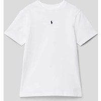 Polo Ralph Lauren Kids T-Shirt mit Label-Stitching in Weiss, Größe 116 von Polo Ralph Lauren Kids