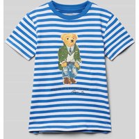 Polo Ralph Lauren Kids T-Shirt mit Logo-Print in Royal, Größe 92 von Polo Ralph Lauren Kids