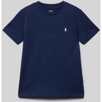 Polo Ralph Lauren Kids T-Shirt mit Logo-Stitching in Marine, Größe 122 von Polo Ralph Lauren Kids