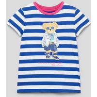 Polo Ralph Lauren Kids T-Shirt mit Motiv-Print in Marine, Größe 110 von Polo Ralph Lauren Kids