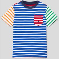 Polo Ralph Lauren Kids T-Shirt mit Streifenmuster und Label-Stitching in Royal, Größe 92 von Polo Ralph Lauren Kids