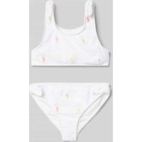 Polo Ralph Lauren Teens Bikini-Set mit Label-Stitching in Weiss, Größe 164 Polo Ralph Lauren Teens Bikini-Set mit Label-Stitching in Weiss, Größe 164 von Polo Ralph Lauren Teens
