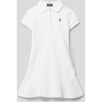 Polo Ralph Lauren Teens Kleid mit Polokragen in Weiss, Größe 152 von Polo Ralph Lauren Teens