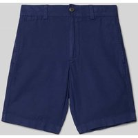 Polo Ralph Lauren Teens Regular Fit Leinenshorts mit Logo-Stitching Modell 'PREPPY' in Marine, Größe 128 von Polo Ralph Lauren Teens