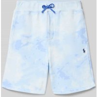 Polo Ralph Lauren Teens Regular Fit Sweatshorts mit Logo-Stitching in Blau, Größe M von Polo Ralph Lauren Teens