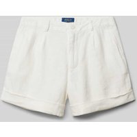 Polo Ralph Lauren Teens Shorts aus Leinen mit Eingrifftaschen in Offwhite, Größe 128 von Polo Ralph Lauren Teens