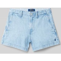 Polo Ralph Lauren Teens Shorts in Denim-Optik mit Eingrifftaschen in Blau, Größe 128 von Polo Ralph Lauren Teens