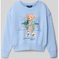 Polo Ralph Lauren Teens Sweatshirt mit Label-Motiv-Print in Bleu, Größe L Polo Ralph Lauren Teens Sweatshirt mit Label-Motiv-Print in Bleu, Größe L von Polo Ralph Lauren Teens