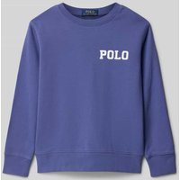 Polo Ralph Lauren Teens Sweatshirt mit Label-Stitching in Blau, Größe L von Polo Ralph Lauren Teens