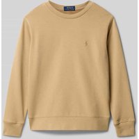Polo Ralph Lauren Teens Sweatshirt mit Rundhalsausschnitt in Khaki, Größe M Polo Ralph Lauren Teens Sweatshirt mit Rundhalsausschnitt in Khaki, Größe M von Polo Ralph Lauren Teens