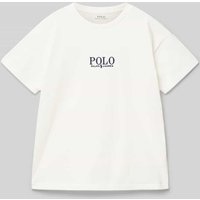 Polo Ralph Lauren Teens T-Shirt mit Label-Print in Offwhite, Größe L Polo Ralph Lauren Teens T-Shirt mit Label-Print in Offwhite, Größe L von Polo Ralph Lauren Teens