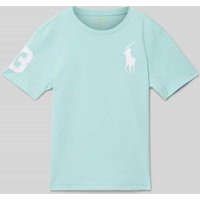 Polo Ralph Lauren Teens T-Shirt mit Label-Stitching in Mint, Größe L von Polo Ralph Lauren Teens